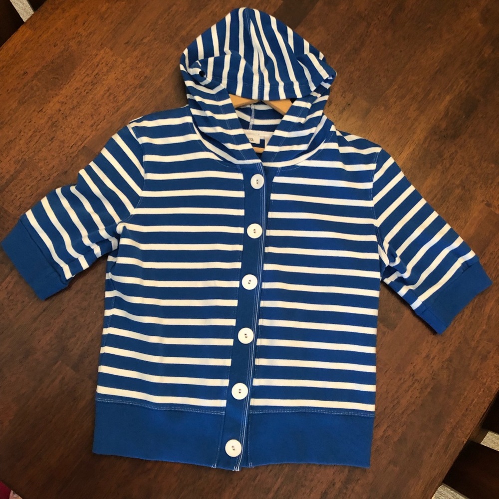 Liz and Co. Blue Striped Shirt
